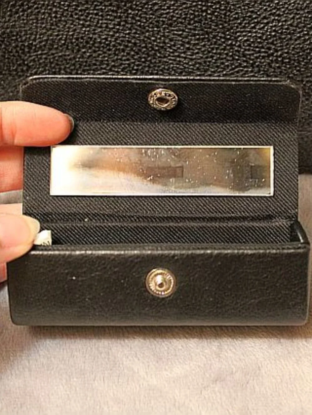 Calvin Klein Cosmetic Bag with Strap - Lipstick Holder - Mascara Set